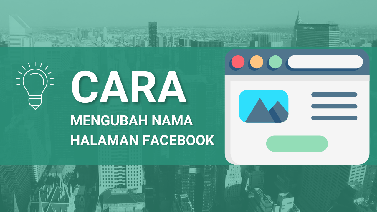 Cara Mengubah Nama Halaman Facebook di HP